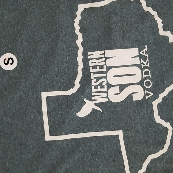 WESTERN SON VODKA Teal Tee - Picture 3 of 7